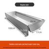 Stainless Steel Piglet Nursery & Fattening Pig Trough - Durable Free-Feeding & Drinking Trough