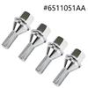 4x для Jeep Cherokee Renegade Compass Chrysler 200 Dodge Dart колісні болти гайки M12x1.25 6511051AA 6509933AA автомобільні аксесуари