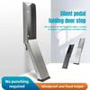 Kick Down Door Stop Flip Door Stopper No Drilling Windproof Stopper Door Holder Keeper  Heavy Duty