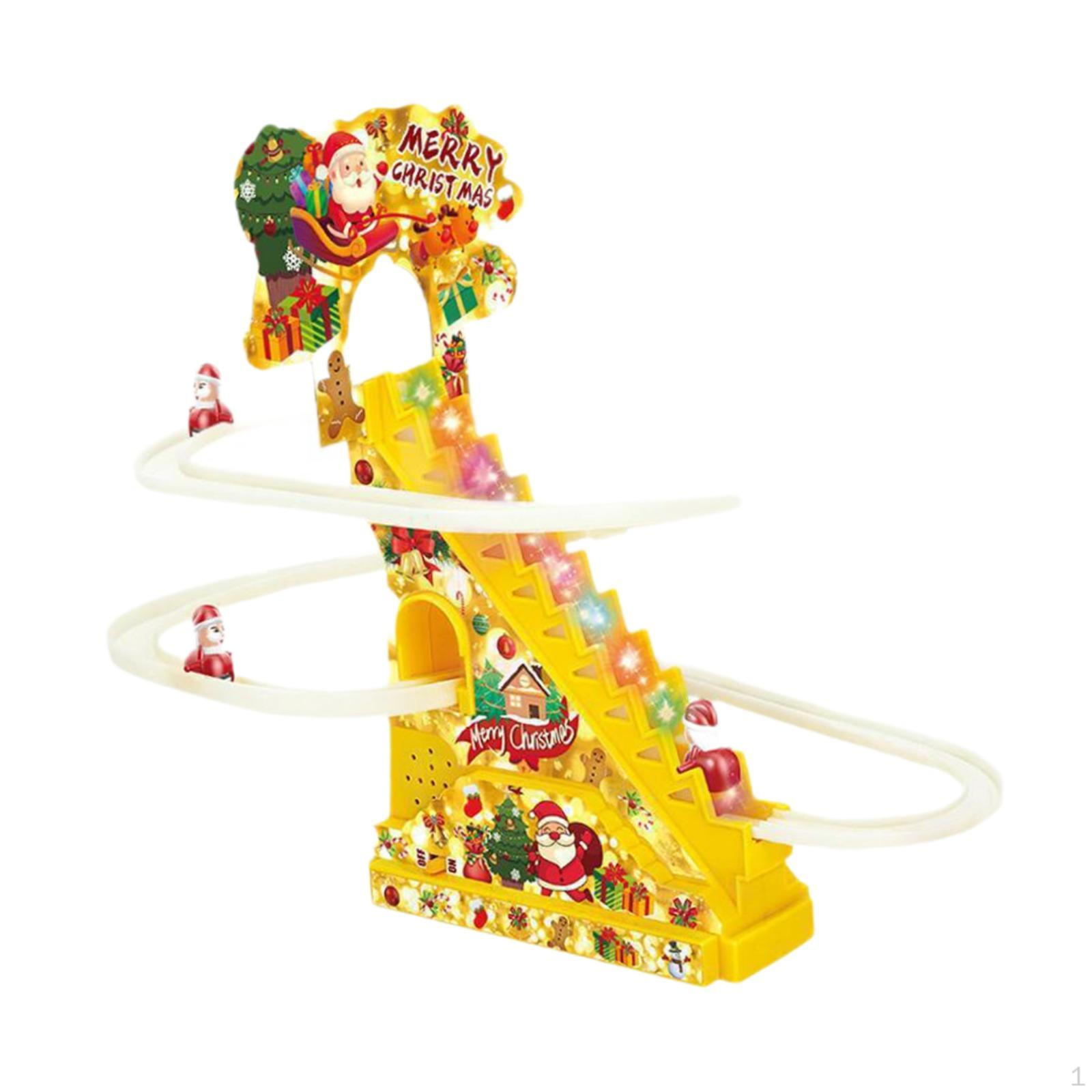 

Лестница-трек для лазания Санты Раннее образование В помещении Забавный игровой набор Интерактивная игрушка для детей Electric 3 Figures