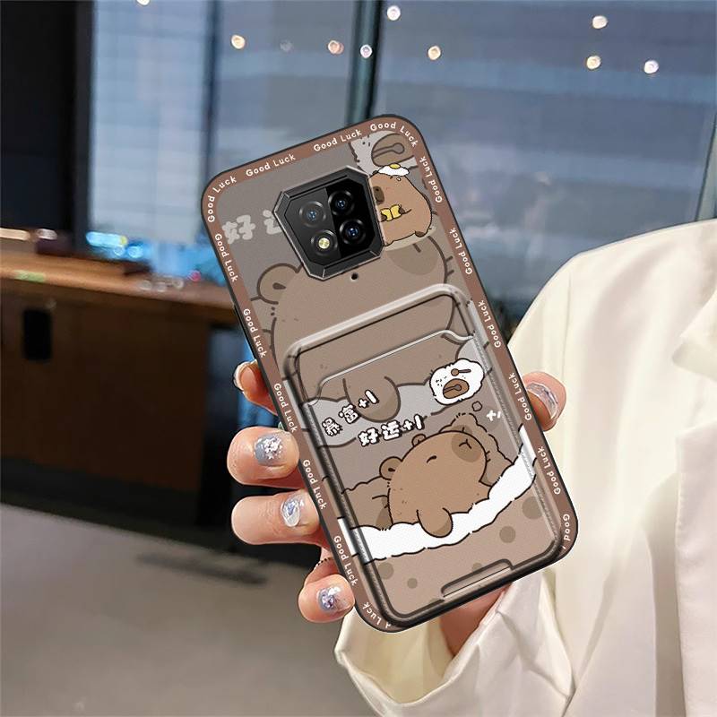 Card sleeve Cute Phone Case For Ulefone Armor8/8 Pro protective Waterproof Card bag Anti-dust Shockproof Fashion Design