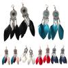 Boucles d'oreilles bohèmes Style pendant 1 paire avec design classique Accessoires de mode légers Décor de fête de vacances pour femmes filles