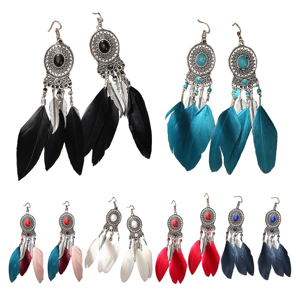 Böhmische Ohrringe Ohrhänger Stil 1 Paar mit klassischem Design Leichte Modeaccessoires Feiertags-Partydeko für Frauen Mädchen