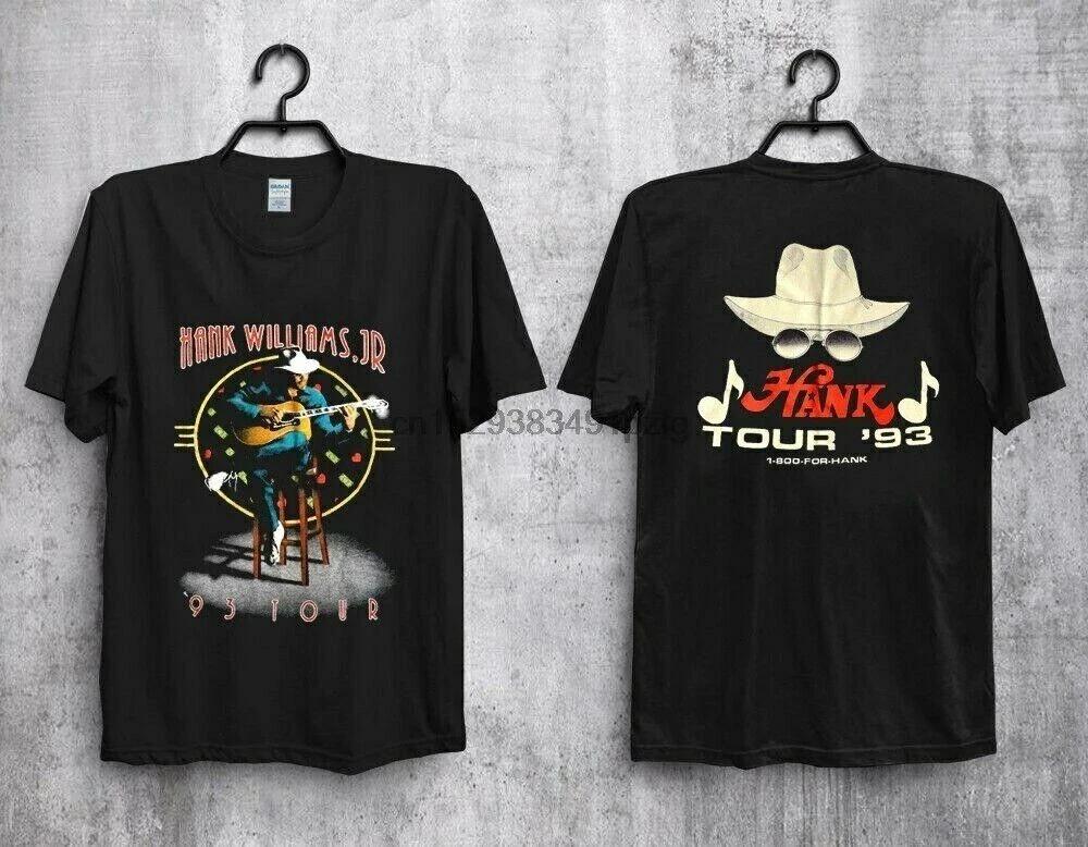 Vintage 1993 Hank Williams Jr Hank Tour 93 Concert Tour t-shirt new hot S
