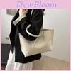 Vintage Stylish Large Capacity Tote Bag For Women In Black Brown Red White Colors