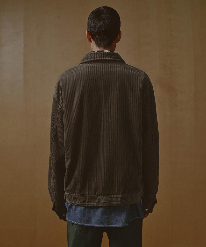 Musinsa Standard 8W Corduroy Work Jacket [Taupe Beige]
