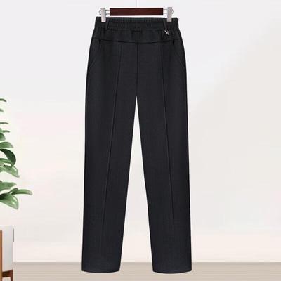 XUEXI Women's High-Waist Straight-Leg Casual Long Pants