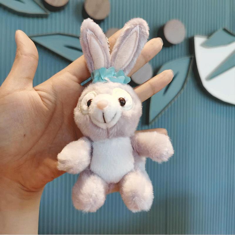 Adorable Bunny Plush Keychain Cartoon Doll Backpack Charm Cake Gift Bouquet