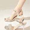 Fashion 2025 Summer Modern Women's Sandals Outdoor Crystal High Quality Buckle Strap Sandals Fashion Daily Dress Party Shoes Zapatos