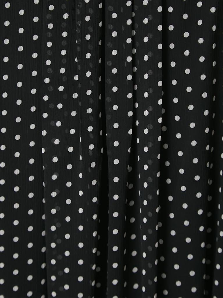 Tuck Design Bow Tie Dress FWFO264213 DOT 1 [FRAY I.D] A-Line Women's