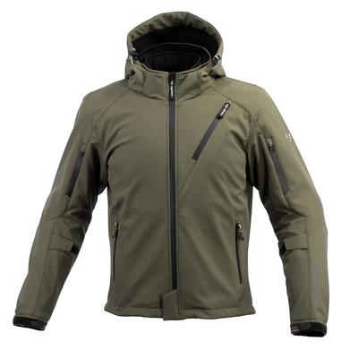 Motocyklová bunda Ochranná Softshell Zimní parka IFU Neo Olive 2XL - JK-5792 07-5792