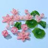 5 Stück Harzblumen-/Blattverzierungen Schmuckherstellung Zubehör Haaraccessoires Kits