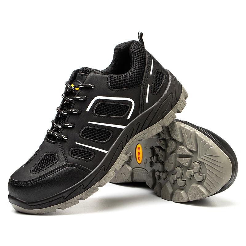 LAOGUANJIA Men s Steel Toe Safety Work Shoes 42