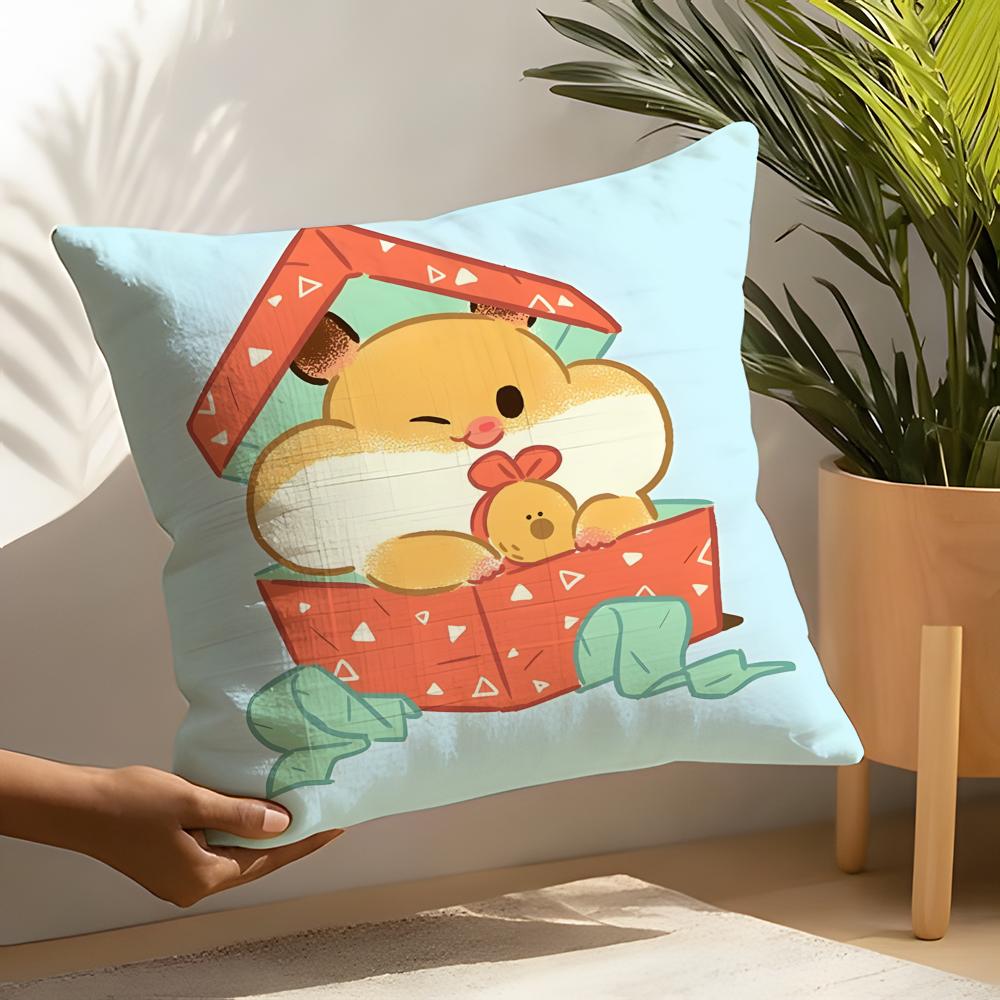 3 Funny Animals On The Internet Pillow Case Home Living Room Decoration Linen Pillowcover Pillow Cases Cushion Cover
