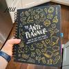 Procrastination Solutions Journal Anti-Planner Notebook Premium White Paper Anti-Bleed Design ADHD-Friendly Organization Empowerment Daily Organizer