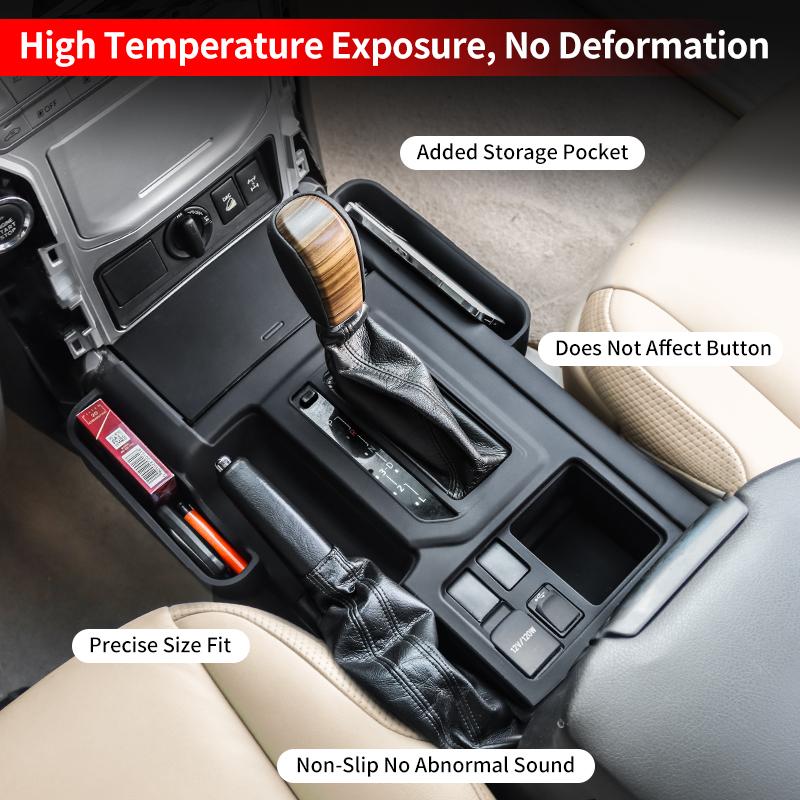 For Toyota land cruiser prado 150 LC150 2021 2010-2023 Central Control Silicone Protective Sleeve Antifouling accessories inside