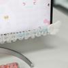 Fundă Decorativă din Dantelă pentru Ecranul Computerului Autocolante Decorative pentru Monitorul Computerului Cadru pentru Camera de Gaming Ornaments Decorative pentru Ecranul de Afișare