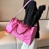Borse da Viaggio Impermeabili con Texture Coccodrillo, Borsa a Mano Tote Capiente, Borse da Viaggio Duffel, Pelle PU, Borse Sportive Yoga Fitness da Donna