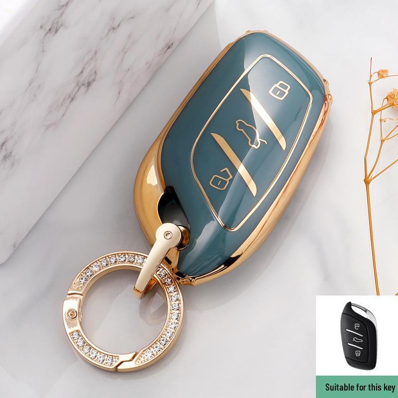 MG 5/6Pro/ZS/HS Car Key Protector Shell & Bag with Buckle for Men & Women