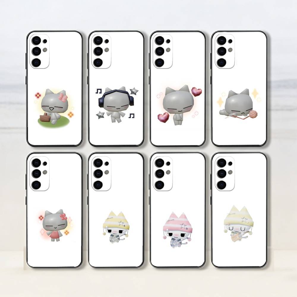 Süße Musikkatze Handyhülle Für Samsung S25,S24,S21,S22,S23,S30,Ultra,S20,Plus,Fe,Weiche Silikon Schwarz Hülle