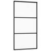 Vidaxl Sliding Door With Hardware, EsG Glass And Aluminium, 102X205 Cm