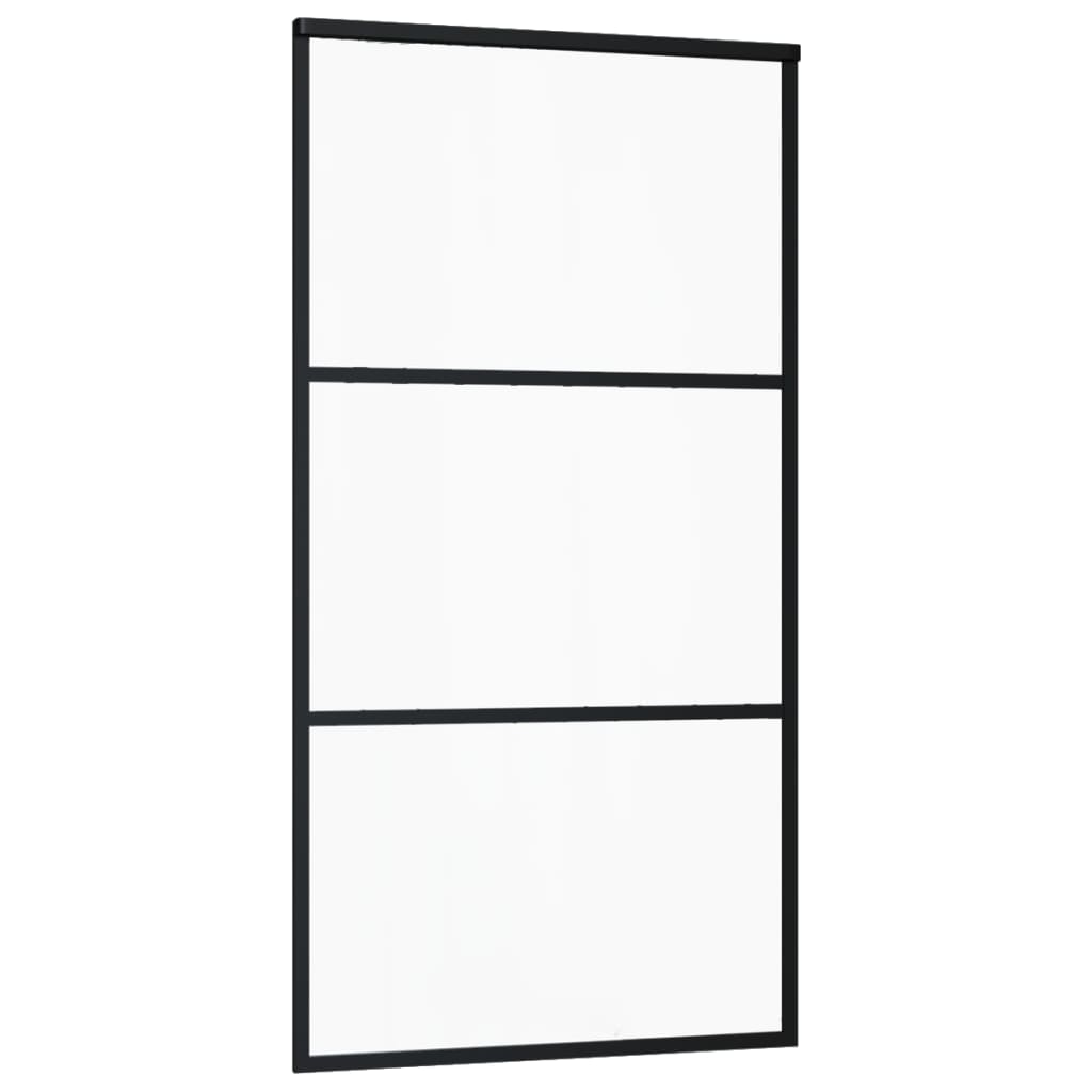 Vidaxl Sliding Door With Hardware, EsG Glass And Aluminium, 102X205 Cm