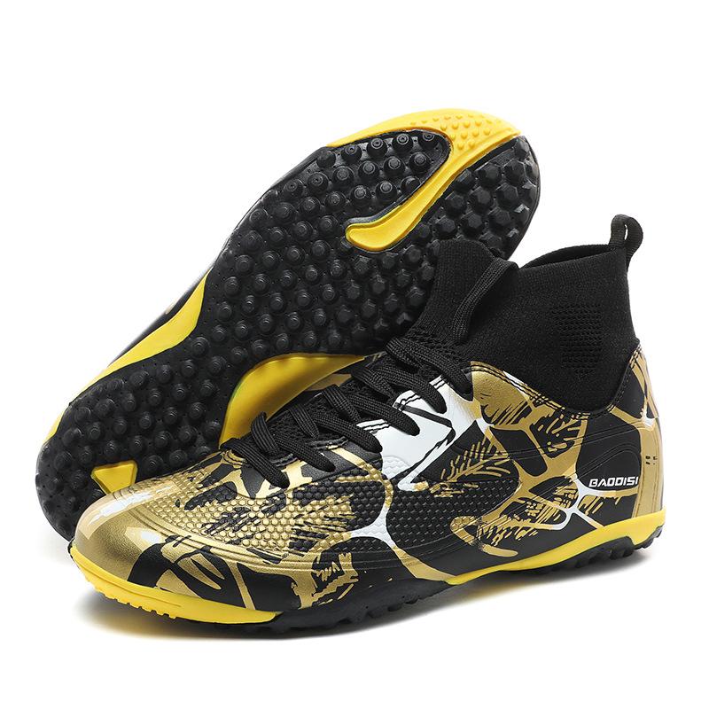 

Size 32-46 High Top Football Shoes Spikes Primary and Secondary School Students Older Children Youth Games Training Shoes Broken Spikes 46