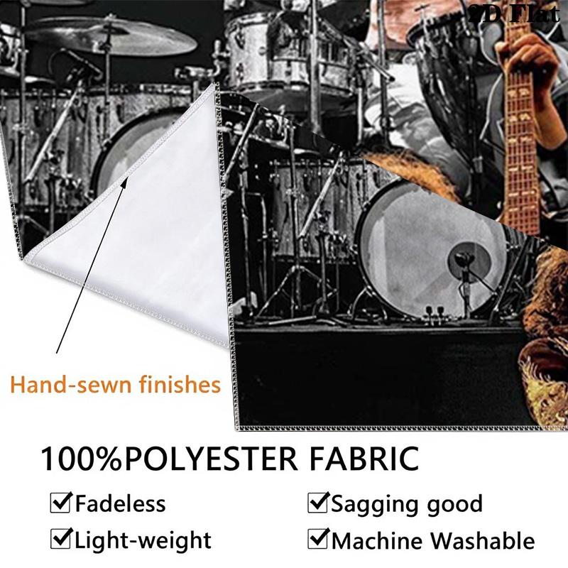Led zeppelin Wall Tapestry Aesthetic Wall Hanging Printed Fabric Blanket Decorative Tapestries for Bedroom Living Room Home Decor