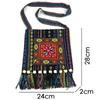 Damen Vintage Tribal Ethnic Thai Indian Boho Quaste Baumwolle Leinen Schultertasche Stickerei Blume Gobelin Tote Messenger Bags