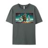 Atompunk Kangaroo Astronaut Tshirts All Cotton Tops Shirt for Unisex Beach Tshirts Brand New Graphic Tees