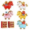 Chinese Style Horse Miniature Horse Mascot Zodiac Horse Ornaments 2026 Gift Horse Figurine  Cabinet