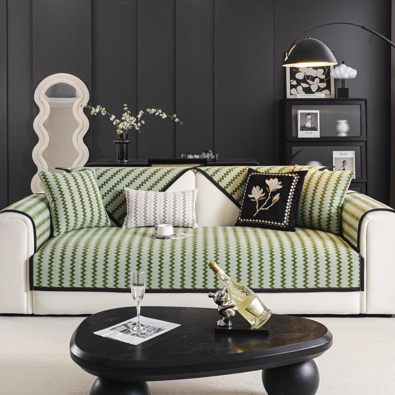Simple Light Luxury Chenille Sofa Cushion Universal In All Seasons  New Non-Slip Cover, High-Grade Seat Cushion Cover Cloth Towel