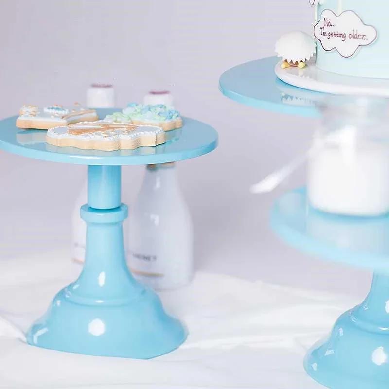 Wrought Iron Cake Stand Home Party Dessert Display Stand Wedding Decoration Wrought Iron Birthday Cake Tray Fruit Dessert Tray