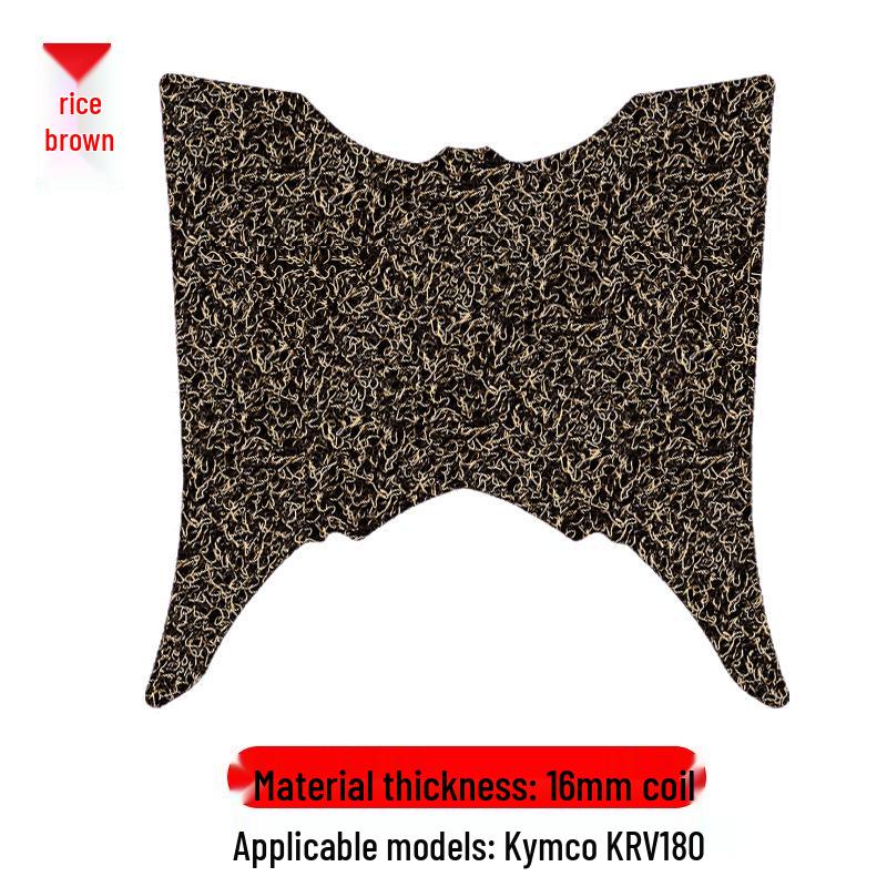 Compatible with Kymco KRV180 Scooter: Non-Slip Motorcycle Footrest Mat.
