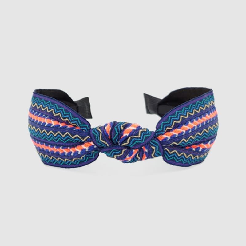 

LALA Этническая повязка для волос - РОЗОВО-ГОЛУБАЯ FREE