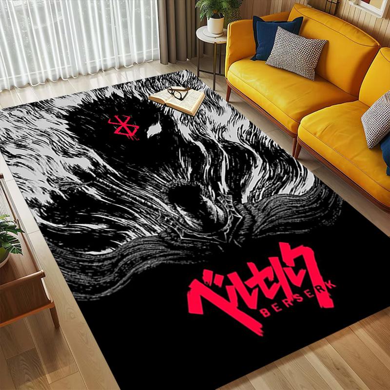 Berserk Living Room Nonslip Area Rug Soft Carpet For Bedroom Game Playroom Sofa Office Home Decor Doormat Christmas Gift C9301441