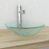 Day and Night - Day and Night Transparent Tempered Glass Washbasin 42 Cm