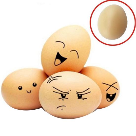 6Pcs Simulation Artificial Egg Easter DIY Painting Crafts Pretend Play Kids Toy