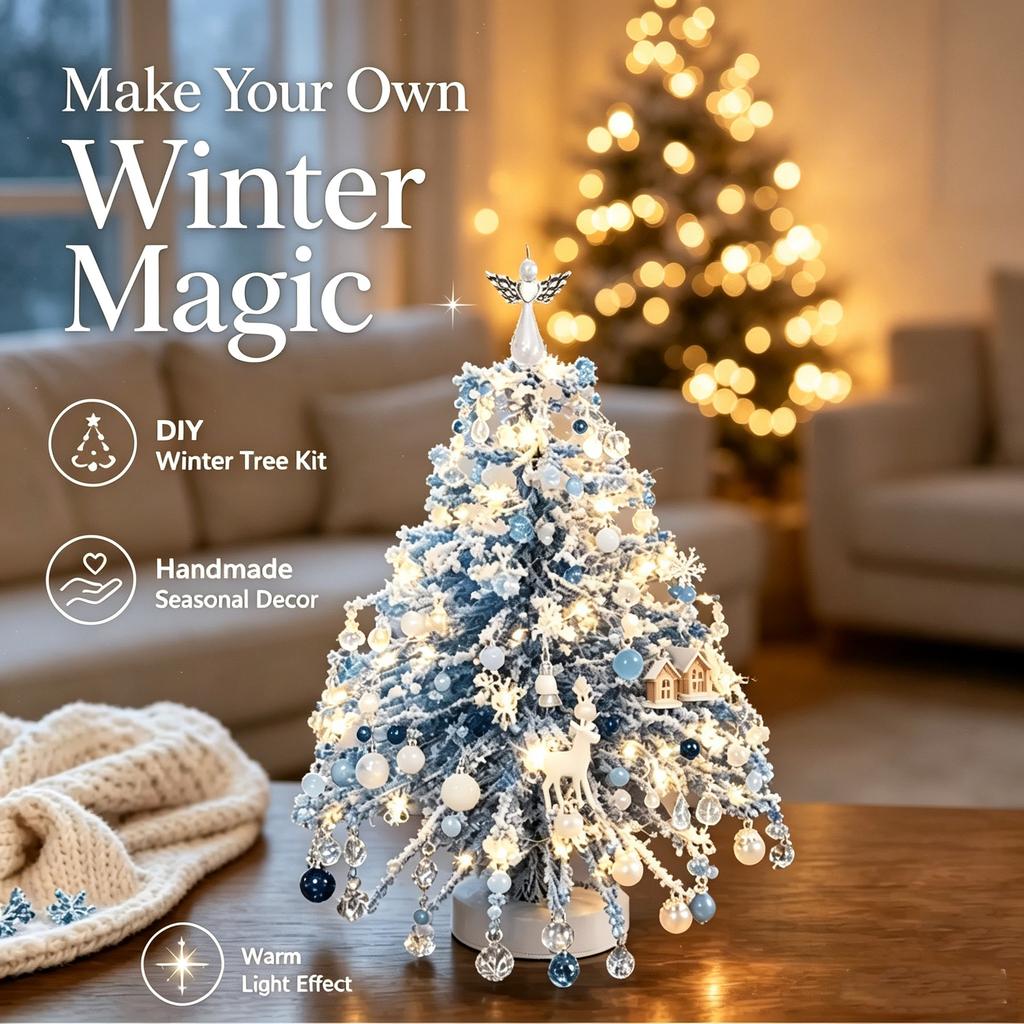DIY Beaded Christmas Tree Kit Handmade DIY Beaded Christmas Tree Set
