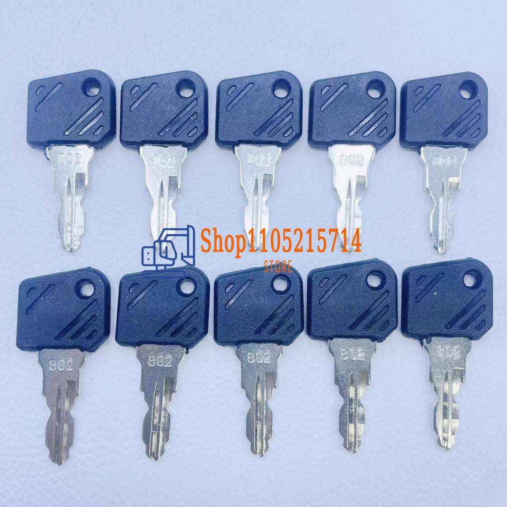 5/10 Pcs 802 Ignition Keys Fit for Linde Forklift E16 L12