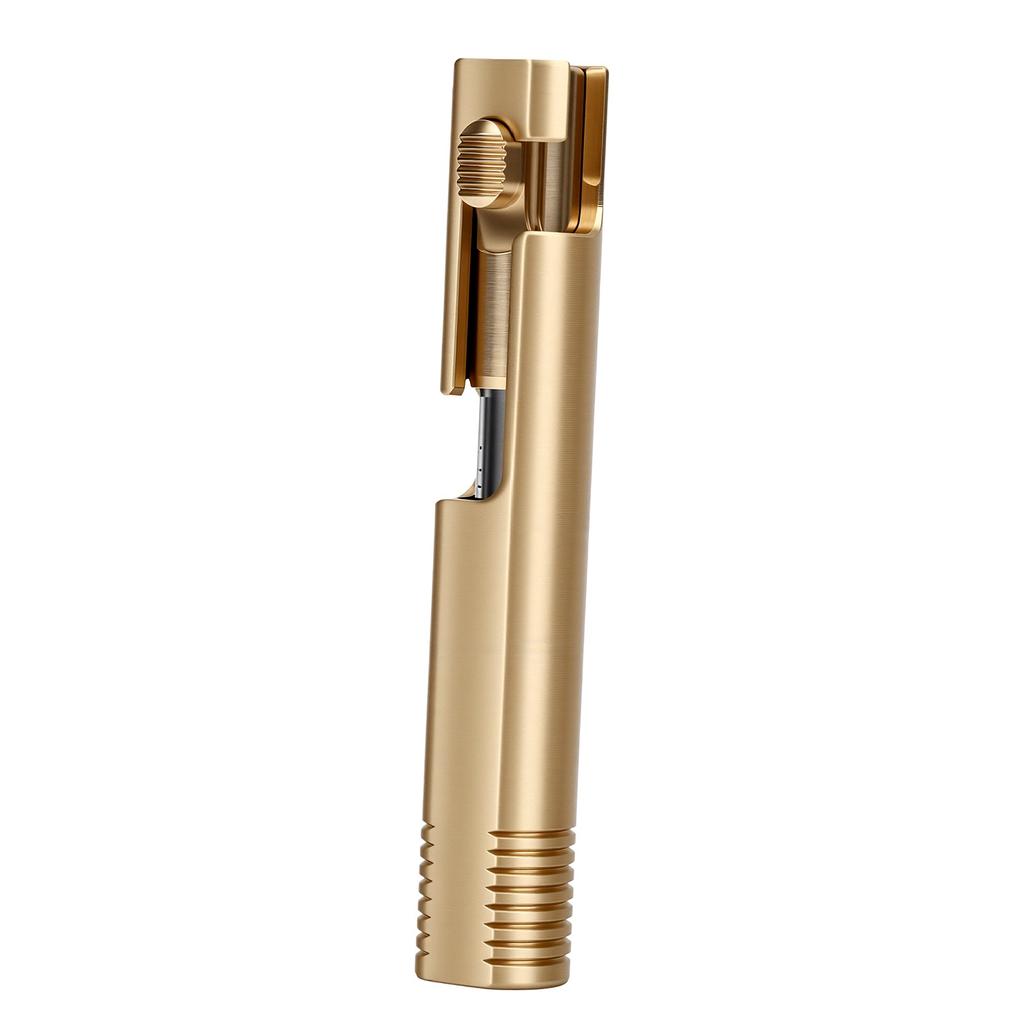 Mini Brass Pen Portable CNC Machined Electroplated Finish Smoothly Mini Brass Action Pen