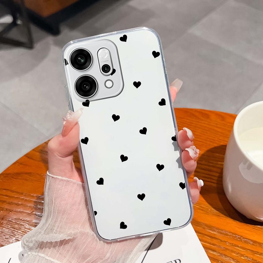 

Для Oppo Reno14 Pro Realme C71 C75 C75x Ультратонкий Прозорий Чохол для Телефону Милий Візерунок Панди Пилозахист Захист М яка Прозора Задня Кришка Для Oppo Чохол Oppo Reno14 5G