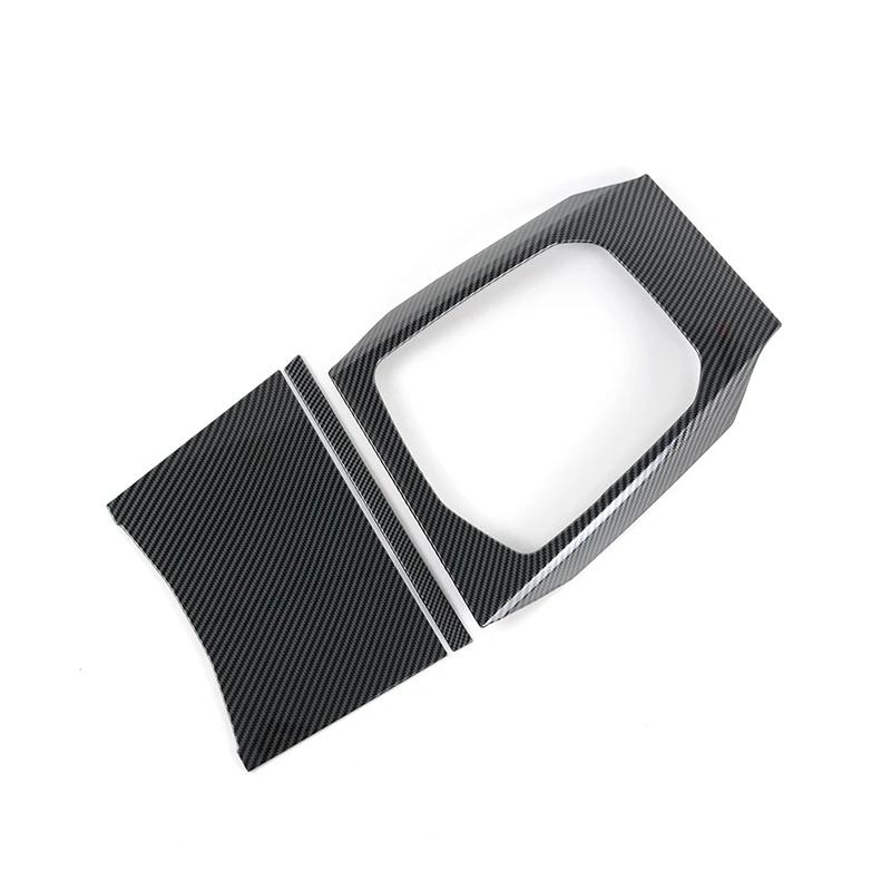 Carbon Fiber Color Center Console Gear Shift Frame Decoration Cover Trim For BMW 3 Series G20 -2022 LHD Interior