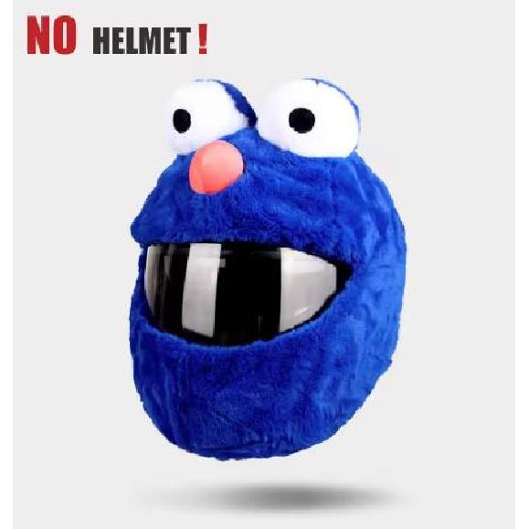 Motorcycle Full Helmet Cover Cartoon Plush Animal Helmet Cover Fabric Protection Funny Helmet Cover Motorcycle AccessoriesSpeed Sensors 6
