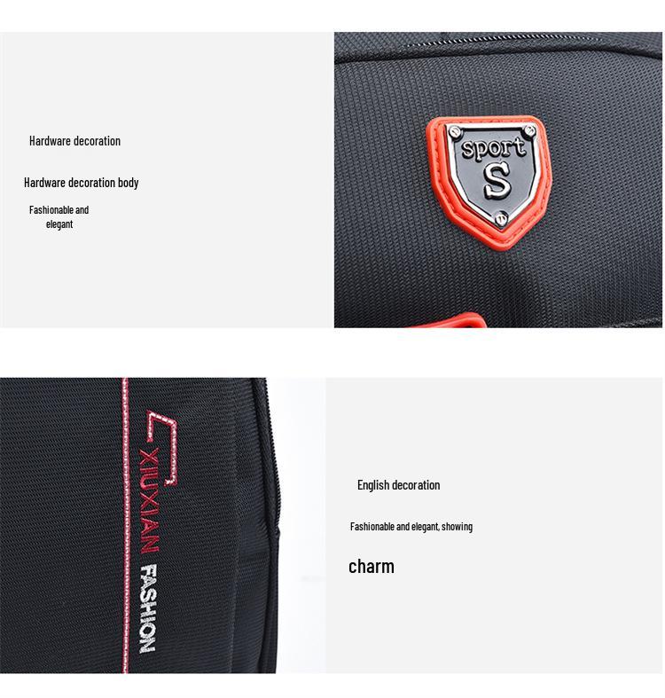 Simple Fashion Oxford Cloth Water-Repellent Laptop Backpack for Students and Travel