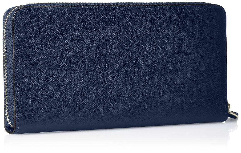 Lanvin Collection Couleur De Vin Round Zip Long Wallet JLMW0GT2 Navy