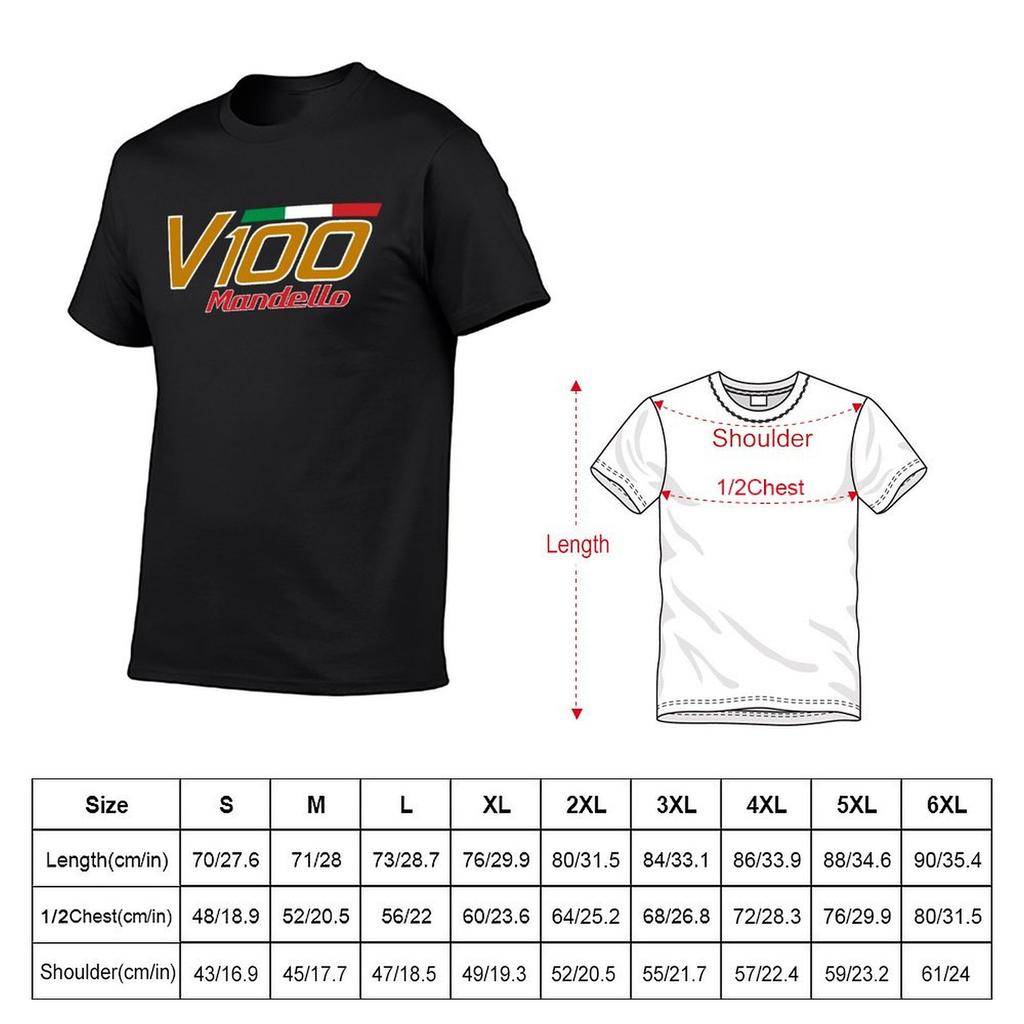 V100 Mandello T-Shirt animal prinfor boys essential t shirt vintage t shirts cheap stuff mens graphic t-shirts funny