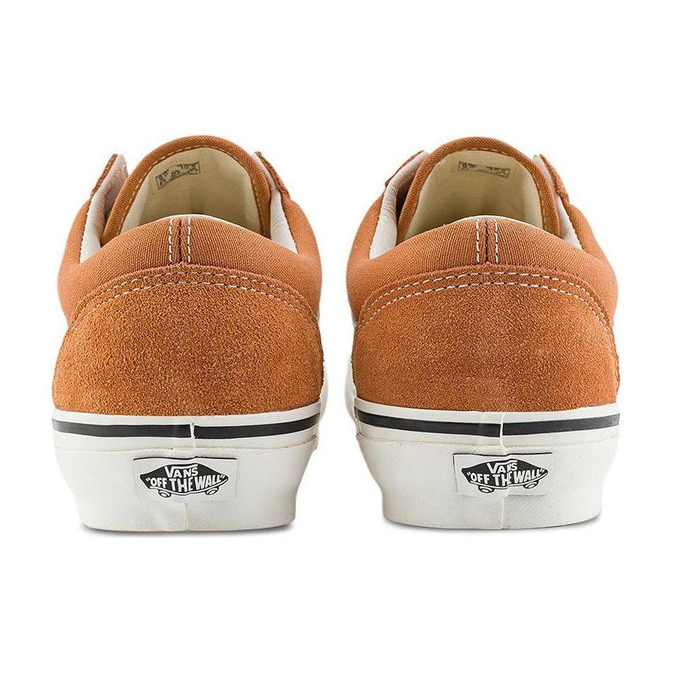Vans Old Skool Reissue 136 Durable Breathable Low-Top Skate Shoes Unisex Sneakers Orange VN000MT6BKQ