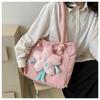 Lightweight Oxford Cloth Tote Bag for Women Large Capacity Shoulder Underarm Bag
