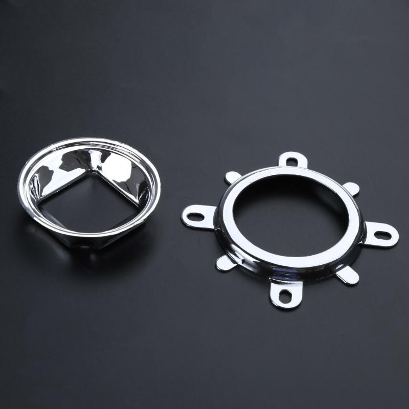  LED Lens Optical Glass 50mm Reflector Collimator Houseing Fixed Bracket for 20W 30W 50W 100W High Power COB Chip
